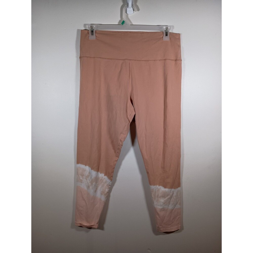 Aerie Offline Original OG Hi Rise Tie Dye Beige Leggings Plus Size XXL